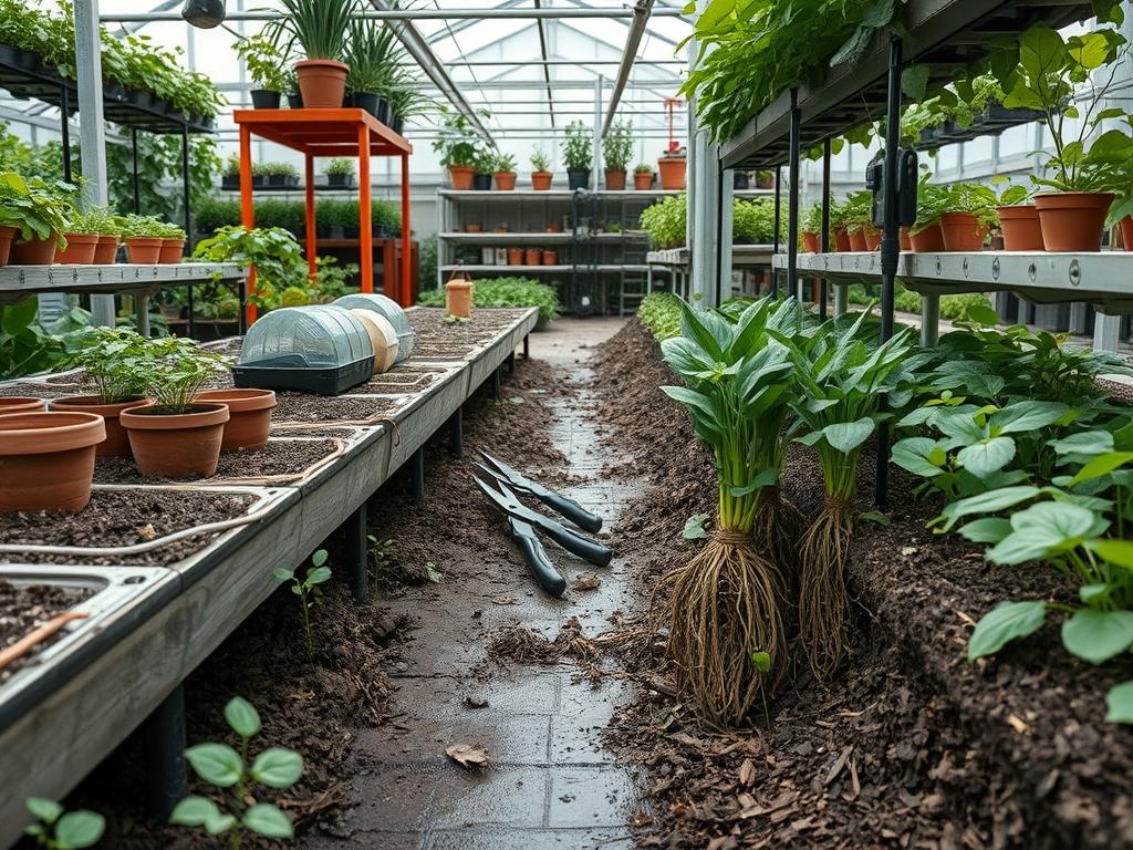 Aeroponic Root Pruning