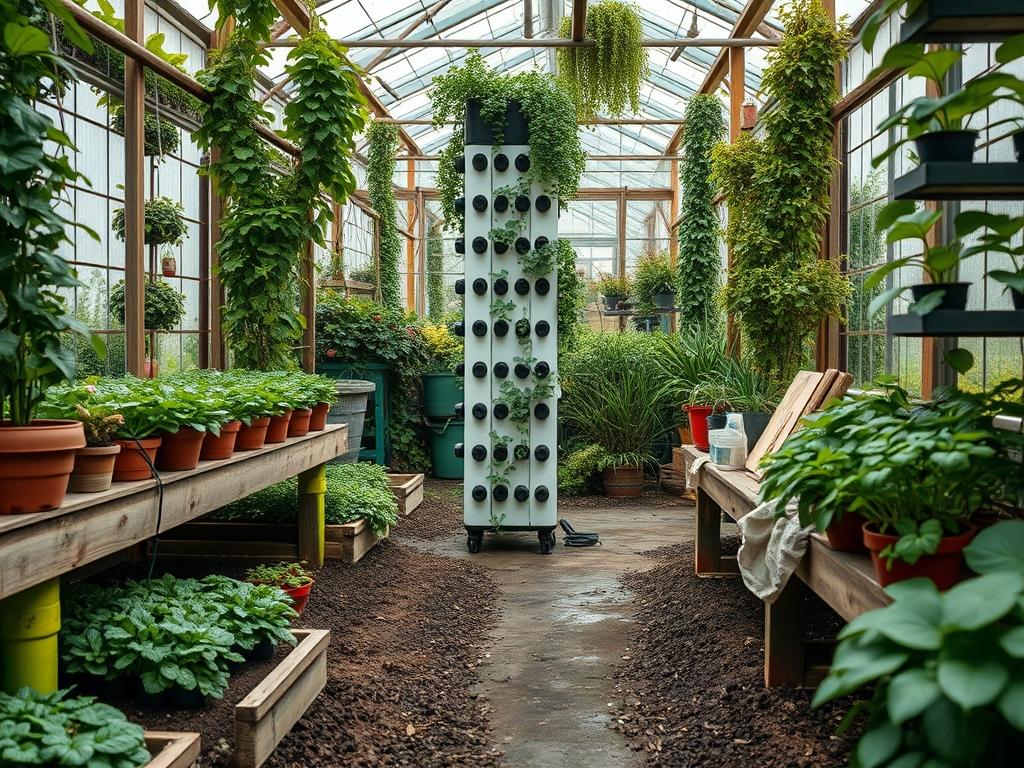 Vertical Hydroponic Towers