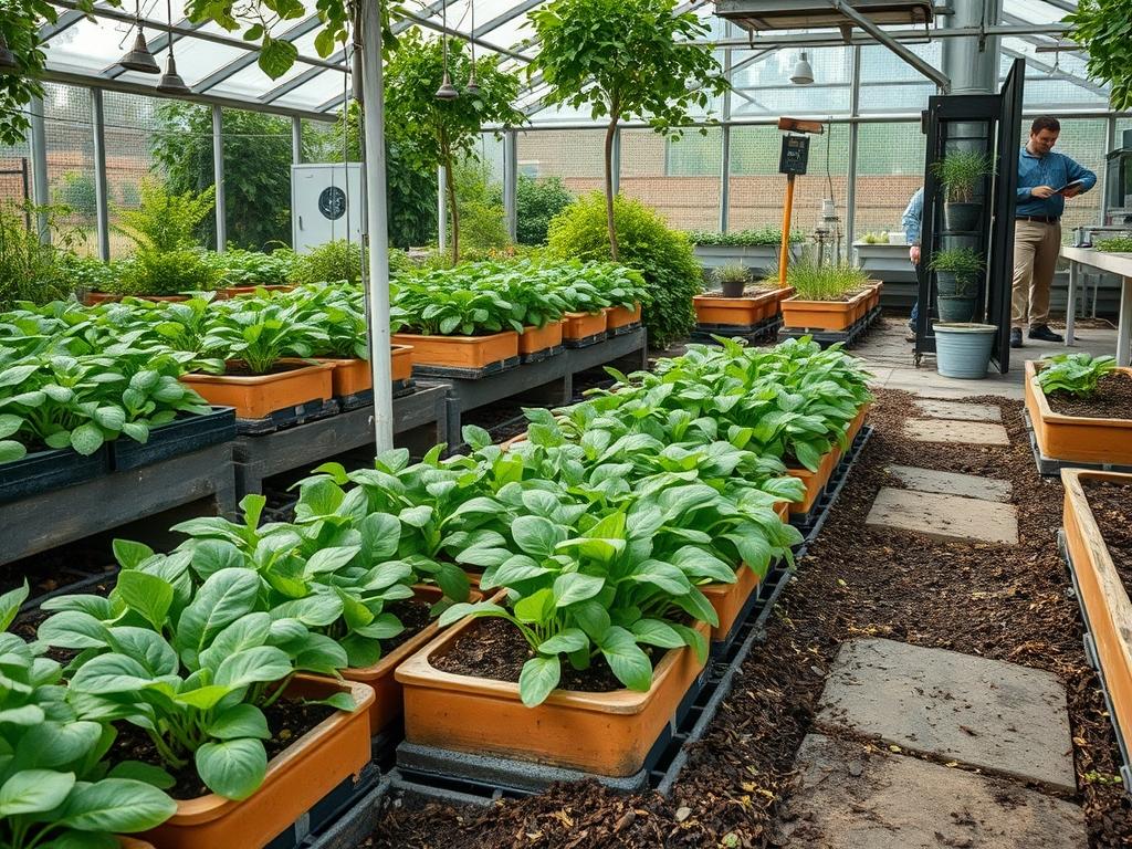 Hydroponic Arugula Growth