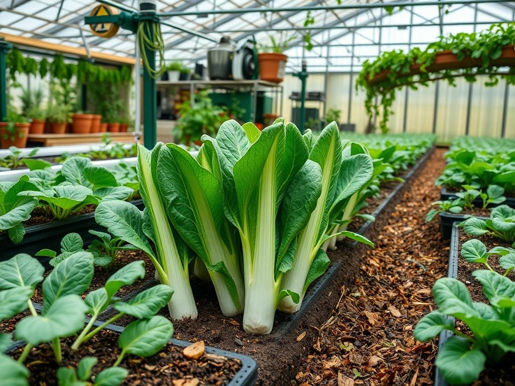 Hydroponic Endive Tips