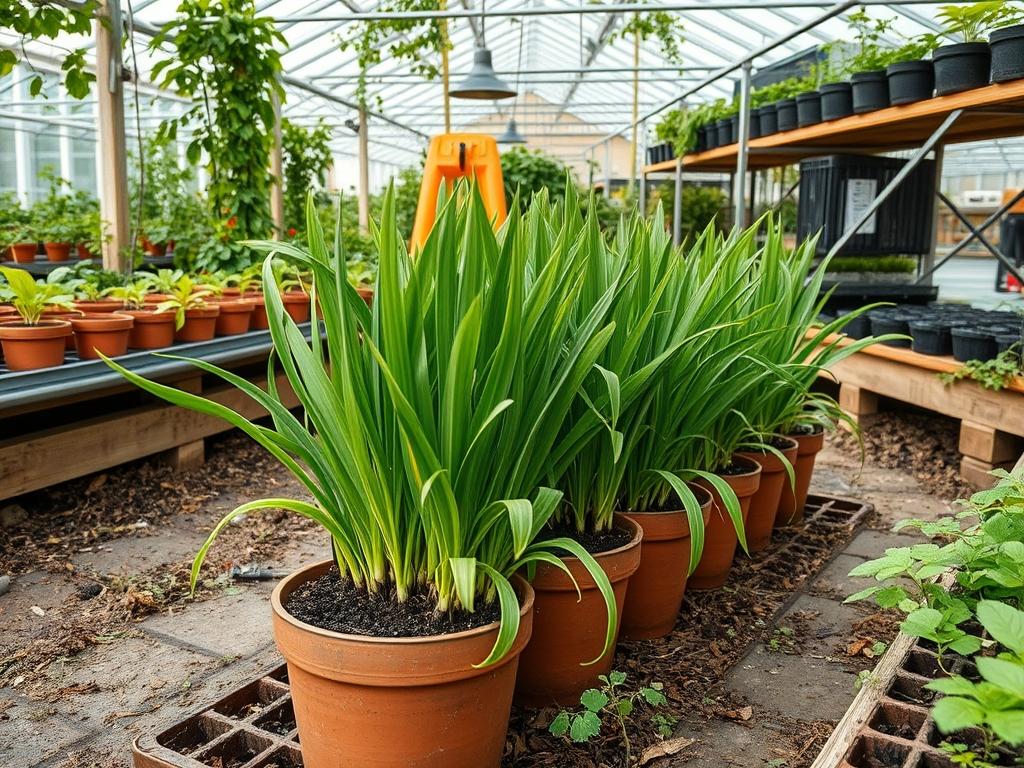 Hydroponic Lemongrass Tips