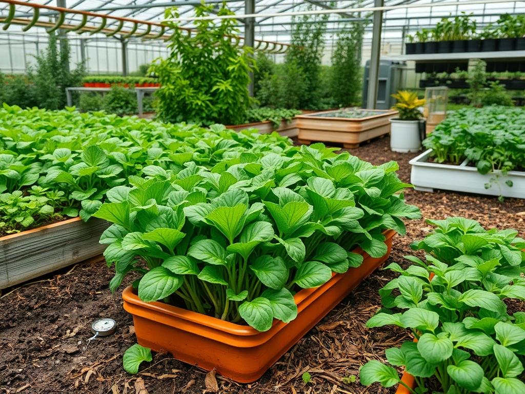Hydroponic Mustard Greens