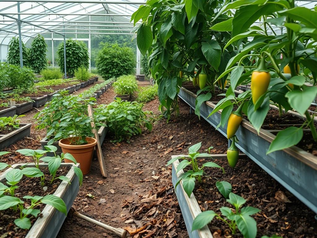 Hydroponic Pepper Heat