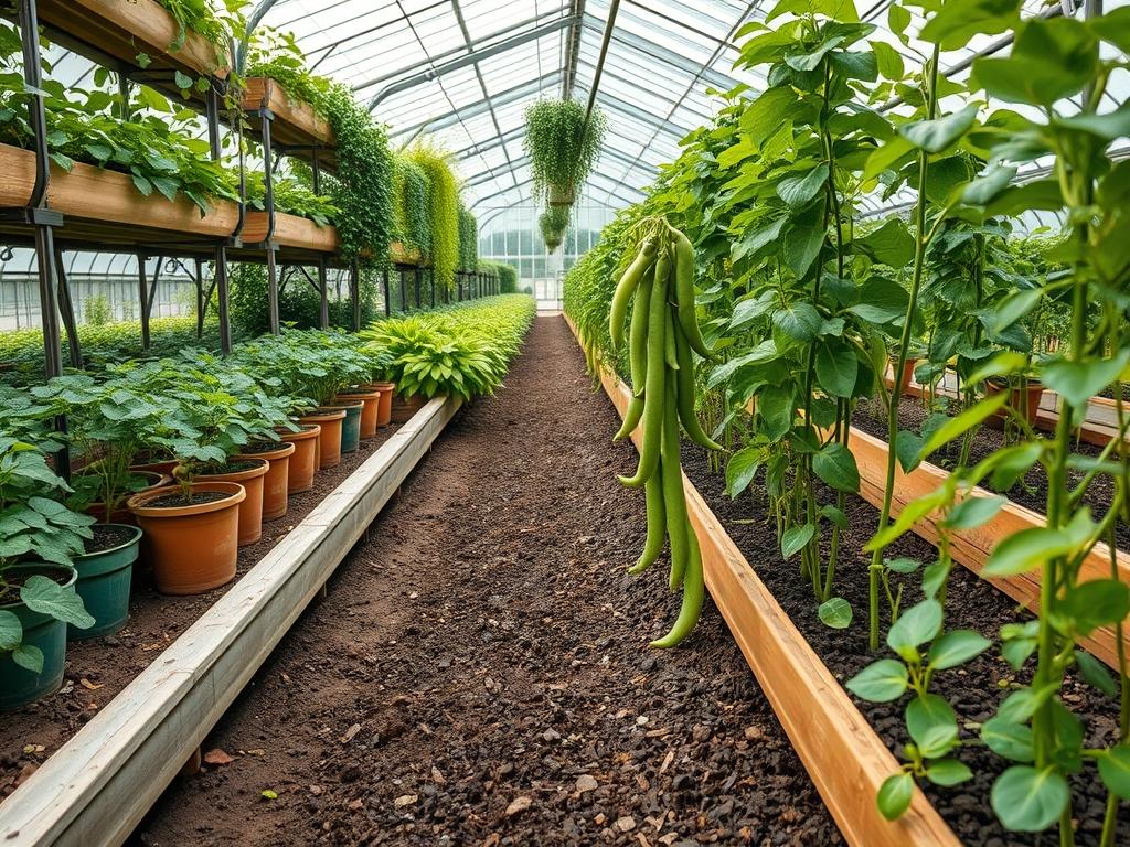 Hydroponic Pole Beans