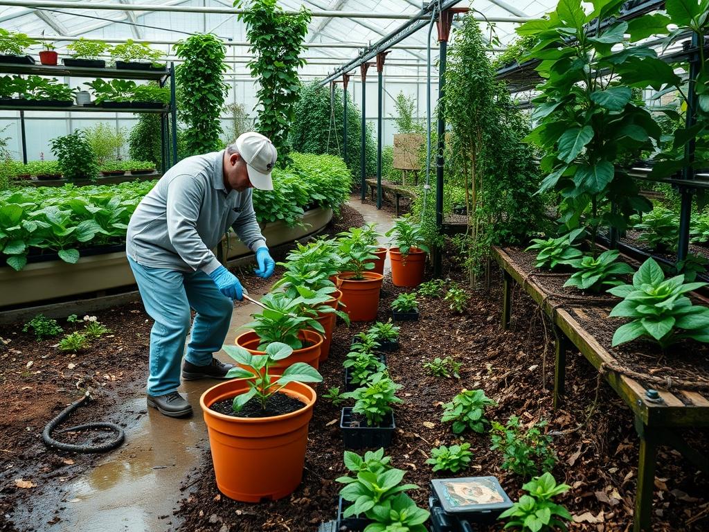 Hydroponic Reservoir Cleaning