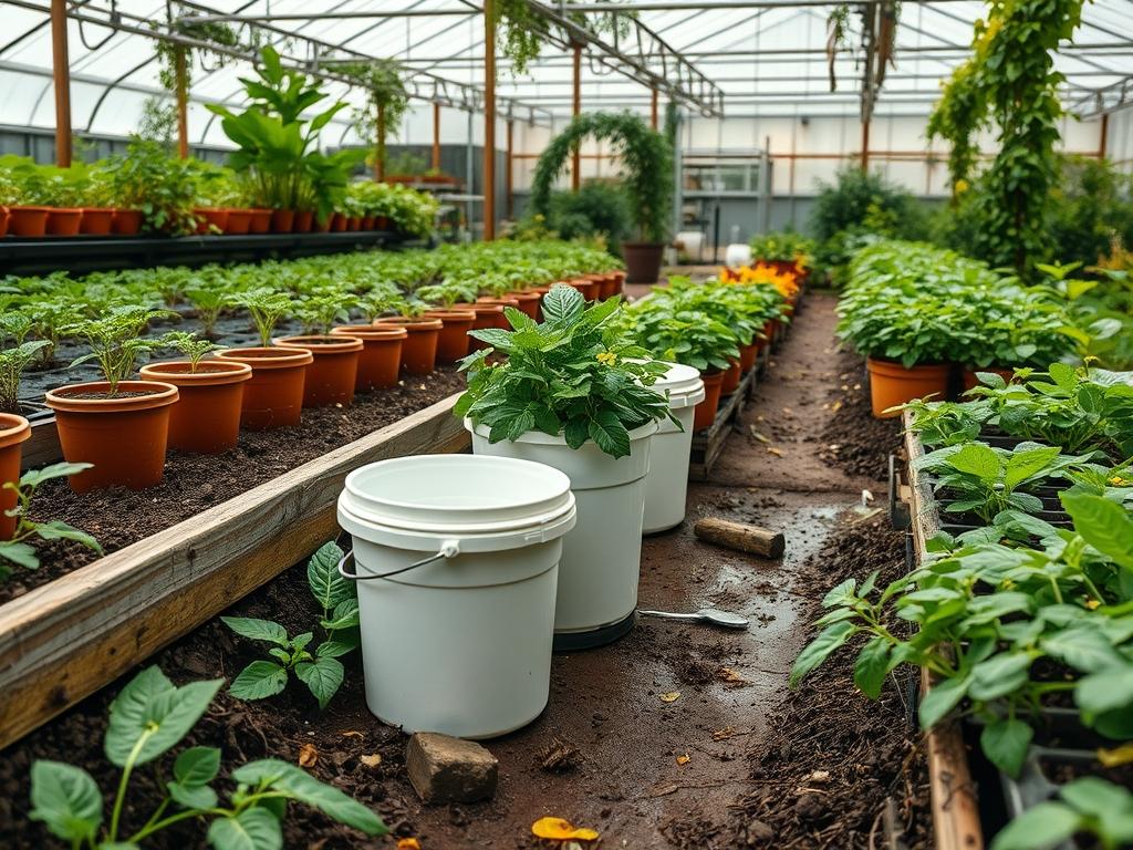 Hydroponic Mixing Buckets